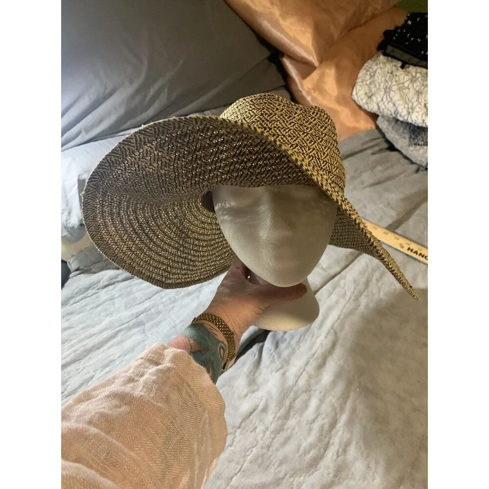 San Diego Hat Company Women’s Wide Brim Sun Floppy Hat Brown Size O/S